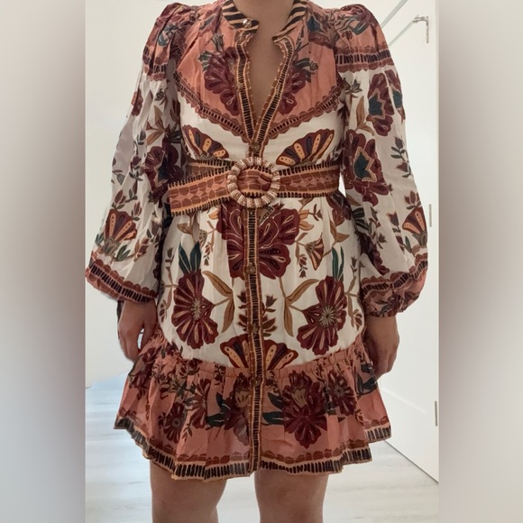 Farm Rio Riad Belted Mini Dress - NWT - Picture 5 of 5